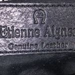 Etienne Aigner Aigner brand black leather purse Photo 3