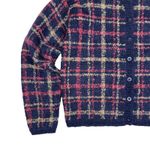 Vtg Mohair Wool Blend Cardigan Women's Small Cottagecore Paul Harris Cozy Knit Blue Photo 3