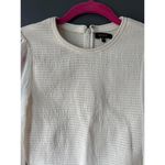 Quince XS White Smocked Crop Top Photo 2