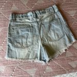 TALULAH Light Wash Distressed Denim Shorts Photo 1