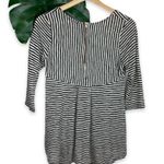 Anthropologie W5 Striped Hi-Lo Peplum-Back Exposed Zip Knit Top Photo 5