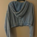Urban Outfitters blue cropped zip up Photo 2