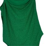 Good American 90s Hot metallic green one shoulder One Piece swimsuit 3 L Photo 6