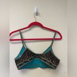 UO Without Walls Black Gold Metallic Reversible Bathing Suit Top SZ L Size L Photo 2