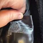 Bernardo Genuine Leather Moto Jacket Knit Sleeves Black Cropped Medium  Photo 3