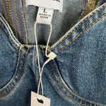 Steve Madden Corset Denim Minidress size Large NWT Photo 5