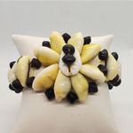 Island Boho Shell Bracelet Black Photo 0