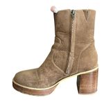 Oasis  Society Suede Platform Boots in Brown Photo 3