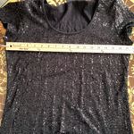 KENNETH COLE SEQUIN TOP Sz:M Black Size M Photo 5