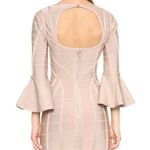 Herve Leger Yasmine Dress Dune ~ SMALL Photo 1