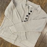 American Eagle | Cropped Knit Henley Photo 1