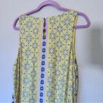 Sundance  Yellow Purple Floral Sleeveless Shift Dress Womens 14 Modest Summer Photo 8