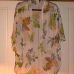 Style Rack  Floral Sheer Kimono - Multicolor Photo 0