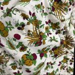 Vintage 70’s Handmade Autumn Novelty Print Sundress S Brown Photo 10