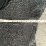 Rock & Republic  women’s deep V‎ black tee shirt silver sparkles cap sleeves sz L Photo 5