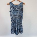 Splendid  Blue Printed Romper Size XS Photo 2