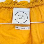 Kinga Csilla Floral Embroidered Blouse‎ Top US 8 Fall Bohoemian Texas Autumn Yellow Photo 2