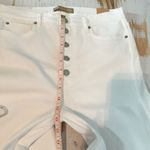 7 For All Mankind  Exposed Button High Waist Crop
Straight Leg Jeans Size 31 Photo 10