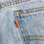 Levi's Vintage 90s 550 Bermuda Orange Tab Jean Shorts Relaxed Fit 80s Size 31 Photo 5