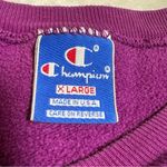Champion Vintage Purple Made in USA Harvard Embroidered Crewneck Sweatshirt Photo 7