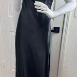 Sincerely Jules Elegant Black Satin Gown Size Medium. #183 Photo 0