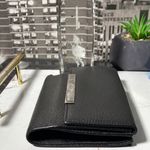 Gucci Authentic  Black Textured Leather Wallet Photo 11