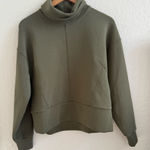 Calia by Carrie Underwood Olive Green Funnel Nexk Sweater S Photo 0