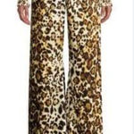 Alexis  Alastair wide leg leopard print pants Photo 0