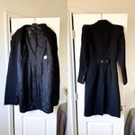 Alexander McQueen Military Wool Coat Pre-Fall 2011 Double Breasted Black 40 EUC Photo 5