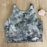 Lululemon Athletica Align Crop Metallic Black And Grey Top Photo 0