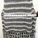 Free People Folksong Fringe Knit Crochet Vest Sweater Tunic Photo 9