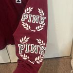 PINK - Victoria's Secret PINK maroon long sleeve tee womens size L Photo 3