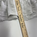 Urban Outfitters Shirt Womens Medium Ruffle Peplum Textured Short Sleeve Top Photo 4