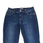 Chico's So Slimming By Womens Jeans Size 0.5 Capri Jeweled Ankles Blue 31X27 Photo 1