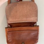 Patricia Nash Leather London Cognac Brown Saddle Bag Crossbody Satchel Photo 9