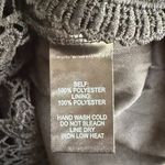 Feminine Lace Romantic Date Night Cocktail Classic Black LBD Party Crochet Dress Size L Photo 12