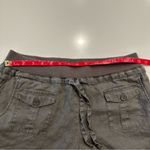 Sandro  Linen Cropped Taupe Pants Size 8 Photo 2