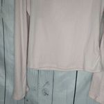 Derek Heart  Light Pink Ribbed Ruched Bust Square Neck Bell Sleeve Top Photo 7