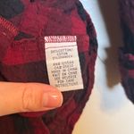 Habitat  Buffalo Plaid Roll Tab Crinkle Button Down Shirt Photo 3