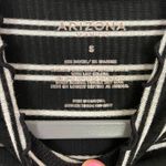 Arizona Jeans Arizona Jean Co Long Sleeve Mock Neck Crop Top ~ B/W Stripe ~ Women’s Size S Photo 2