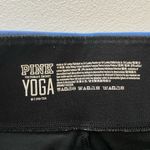 PINK - Victoria's Secret PINK Victoria’s Secret women’s black‎ decorated decal logo blue yoga leggings M Photo 5