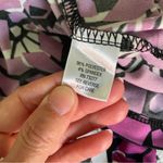 Apt. 9 Apt.‎ 9 Floral Midi Dress size XL Purple Pink Black Flower Pattern Fit & Flare Photo 8