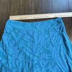 Fresh Produce  XL Teal Print Rayon Stretch City Skort Made in USA! Photo 1