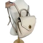 Tory Burch Kira pink backpack with gold twist clasp- shows wear on clasp but sti Photo 1