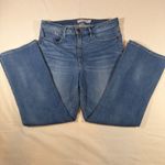 Athleta  Sculptek Denim Blue Jeans Size 12 Straight Leg High Rise Boot Cut Photo 2