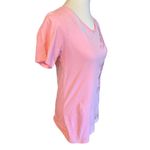 Wrangler  Blues Scoop Neck 100% Cotton Short Sleeve Pink Top Size Medium Photo 2