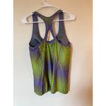 Nike  Sleeveless Printed Dri-Fit Running Racerback Tank Top Green Women's Size XL Photo 1