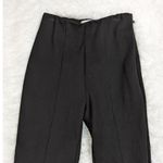 ANINE BING Max Trousers Split Hem High Rise Black Size 34 Photo 9