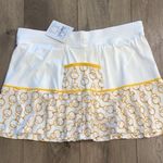 Sofibella 15” Mid Rise Gold Jewel White And Yellow Side Pocket Tennis Skirt Skor Size 1X Photo 2