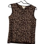 Talbots vintage button front sweater silk / cashmere with matching top Photo 1